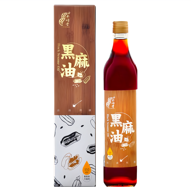 余順豐 黑麻油, 550ml, 1瓶