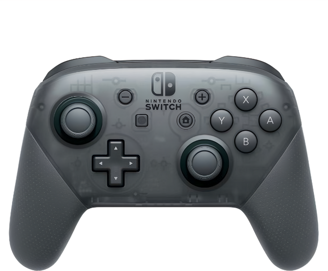 Nintendo 任天堂 SWITCH NS Pro 控制器, 黑色, 1個