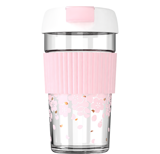 KISS KISS FISH 吻吻魚 KKF 彩虹杯 Venus, 櫻花, 475ml, 1個