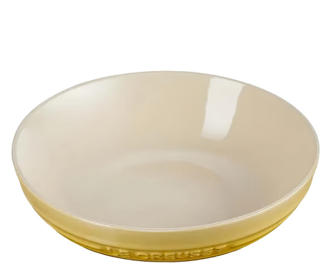 LE CREUSET 瓷器深圓盤 20cm 溫桲黃 1個