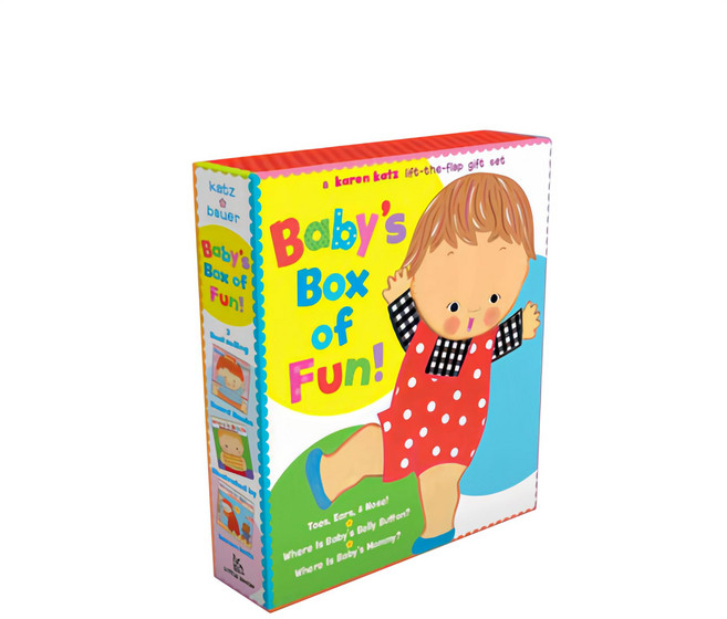 Baby's Box of Fun : A Karen Katz Lift The Flap Gift Set, 圖板書