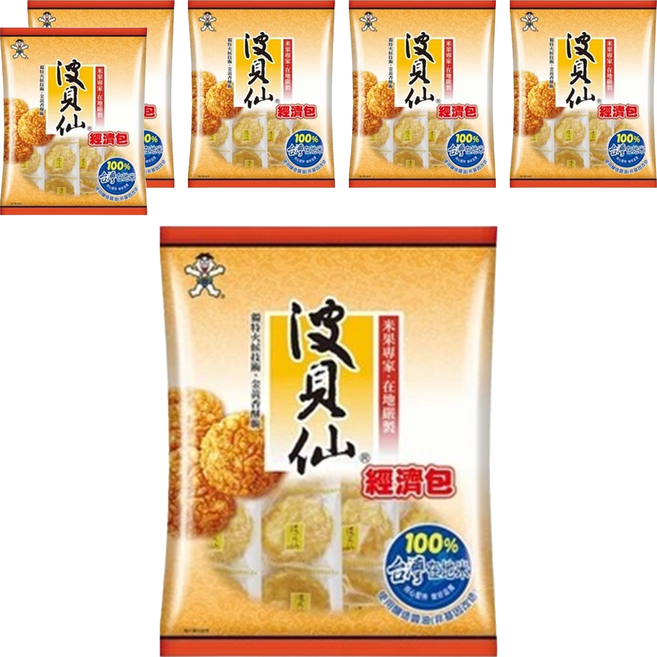 旺旺 波貝仙經濟包, 350g, 6袋