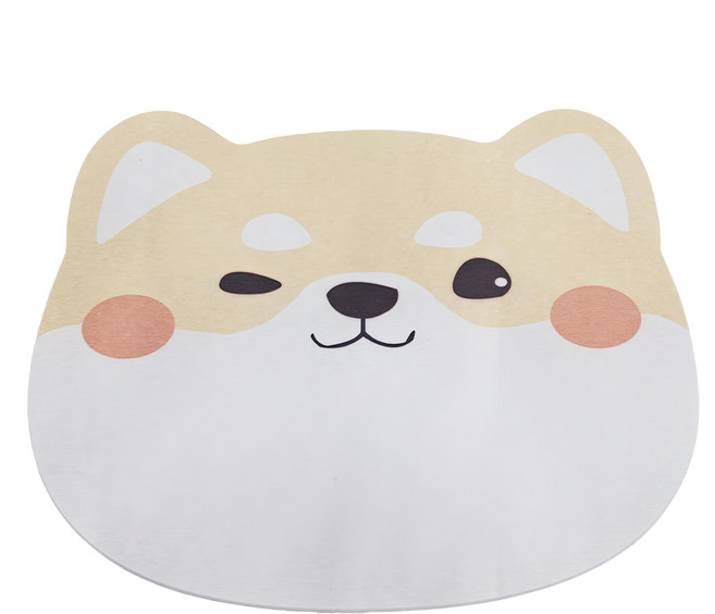 WE CHAMP 硬式珪藻土地墊 WTB-871, 小柴犬