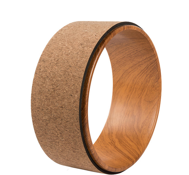 LEADER X 後彎伸展輔助軟木瑜珈圈, 1個, 咖啡色