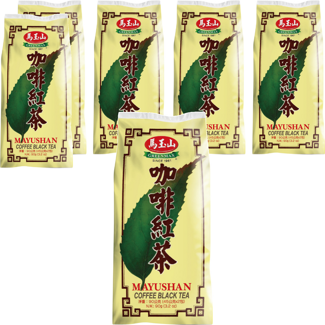 馬玉山 咖啡紅茶, 45g, 2包, 6袋