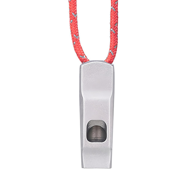 TEMPEST 純鈦求生口哨 D款, 1個, 鈦本色