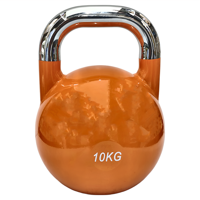 AB Sport 鋼製競技壺鈴, 橘色, 10kg, 1個