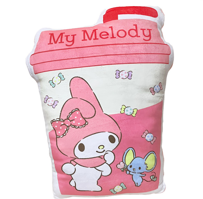 Sanrio 三麗鷗 果汁杯造型抱枕, 美樂蒂粉紅派對