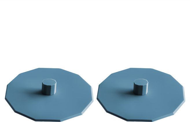 Refined Minju 馬卡龍矽膠杯蓋, 深藍色, 2個