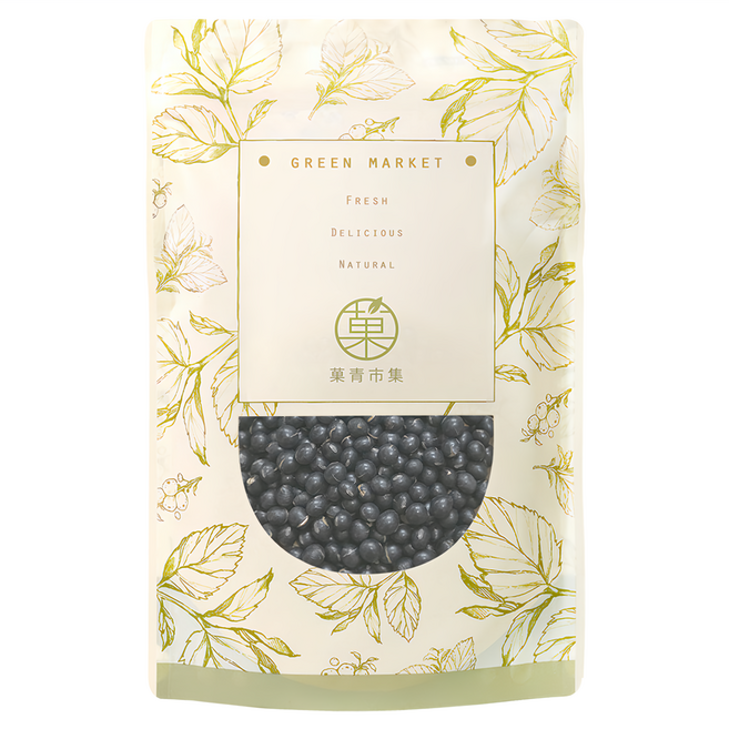 Green Market 菓青市集 馥郁黑豆茶, 1包, 500g, 1入