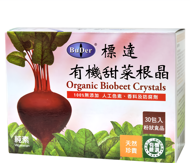 BuDer 標達 有機甜菜根晶, 90g, 1盒