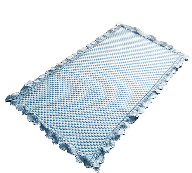 Mimo 米夢家居 3D豆豆涼墊/單人沙發椅墊 降溫散熱必備/可機洗超涼感, 冰雪藍