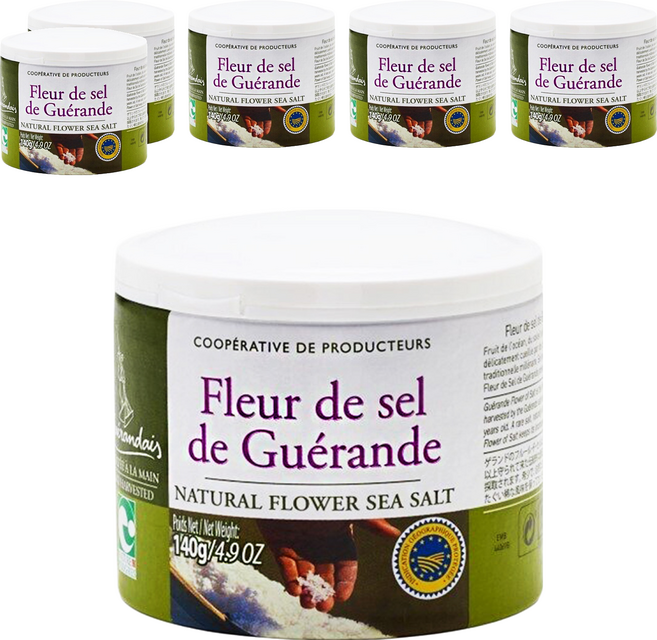 Le Paludier de Guerande 葛宏德 法國頂級海鹽, 140g, 6罐