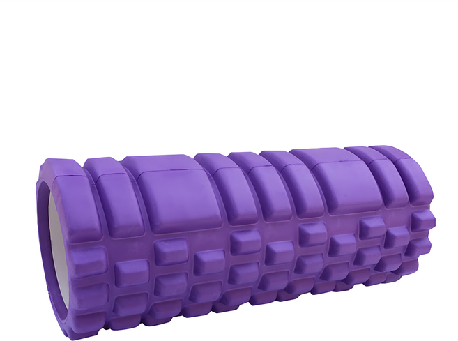 標準型按摩瑜珈柱, 紫色, 1個