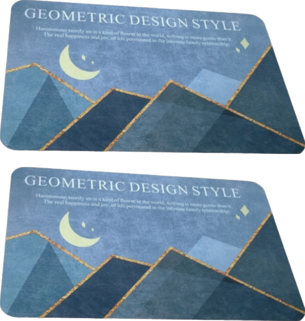 BonBon naturel 軟式硅藻土瞬吸速乾吸水地墊, 山嶺, 2個