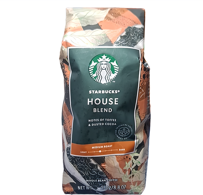 STARBUCKS 星巴克 家常綜合咖啡豆 250G, Whole Bean, 1包