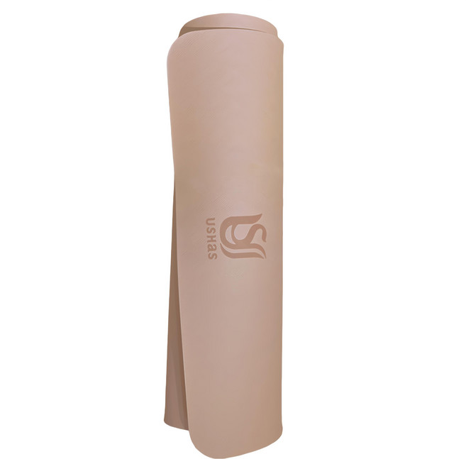 USHaS 瑜癒 Universal 加大通用型運動墊, 奶茶棕, 1個