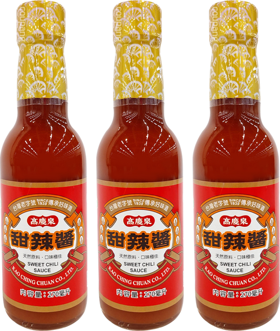高慶泉 甜辣醬, 270ml, 3瓶
