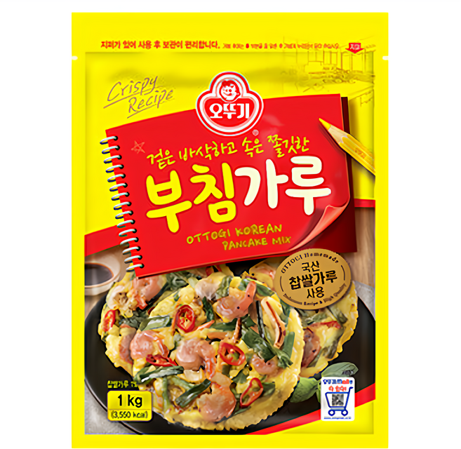 OTOKI 不倒翁 韓式DIY煎餅粉, 1000g, 1包