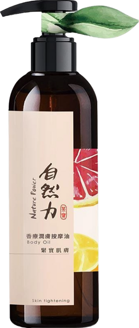 TEAPOWER 茶寶 自然力 精油香療潤膚按摩油 緊實肌膚, 250ml, 1瓶