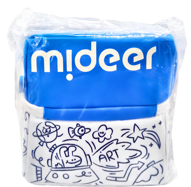 mideer 水性壓克力顏料麥克筆 附塗鴉包 3歲以上, 多色, 60支