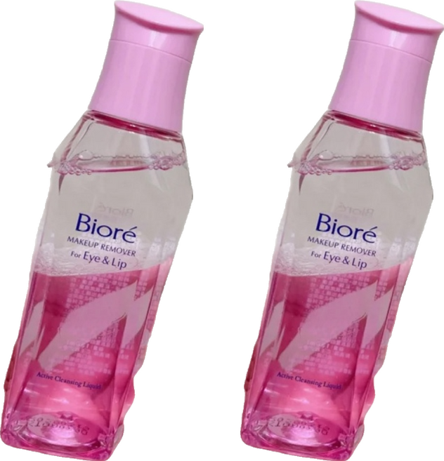 Biore 蜜妮 台灣公司貨 高效活性眼唇卸妝液, 130ml, 2瓶