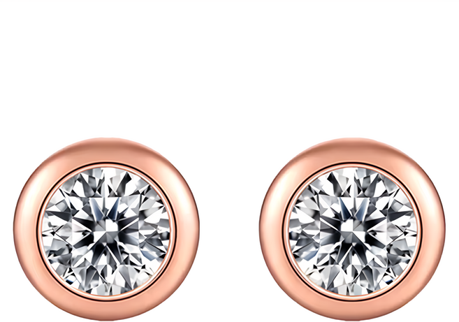 CF Diamond 耳環 莫桑鑽 單邊0.5克拉