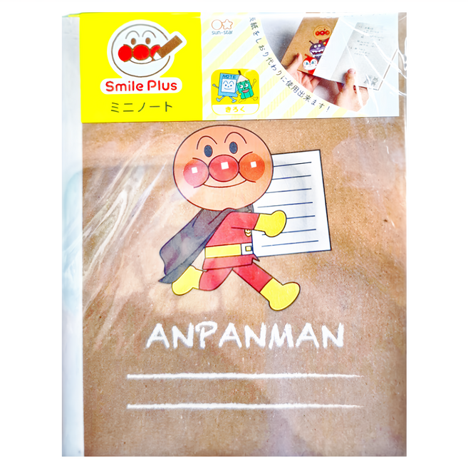 sun-star 迷你記事本A, ANPANMAN 麵包超人, 1本