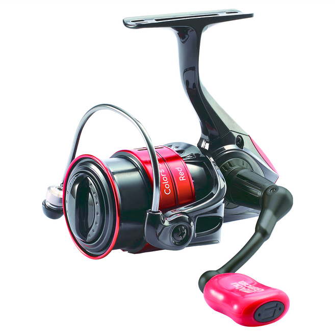 Abu Garcia 炫彩捲線器, 1542142, 紅色 + 黑色, 1個