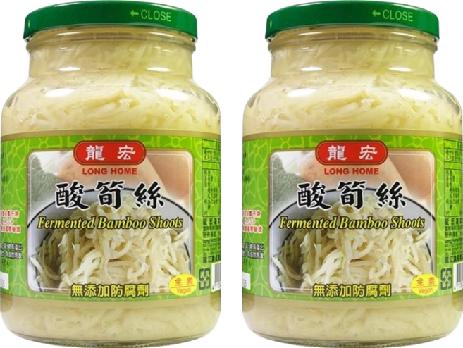 龍宏 酸筍絲, 560g, 2罐