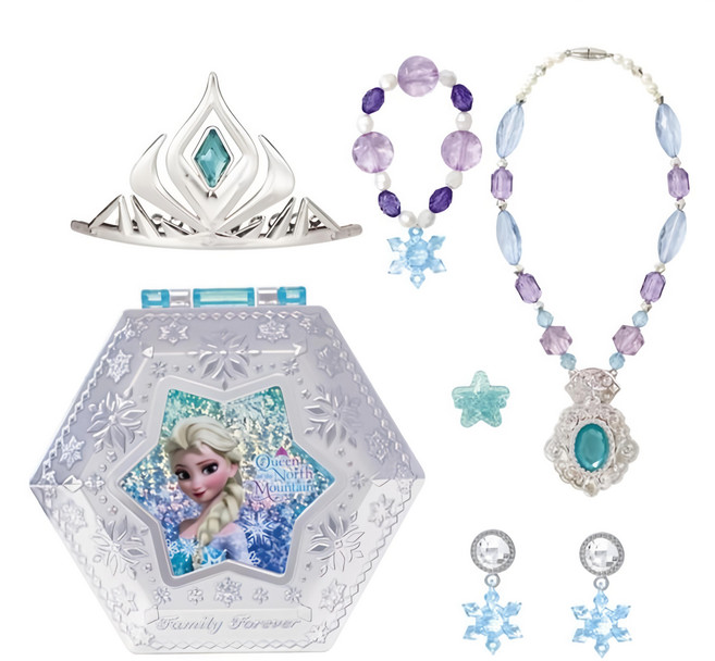 FROZEN 冰雪奇緣 星鑽皇冠飾品寶盒, 1組