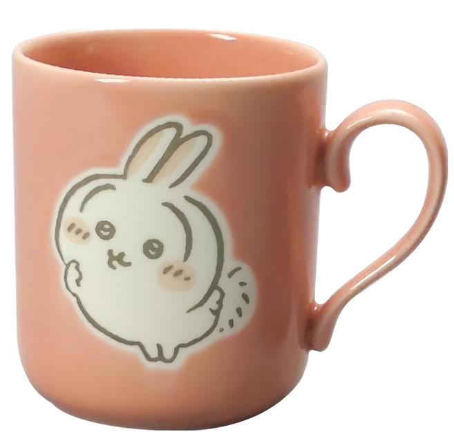 yamaka 山加商店 吉伊卡哇 Chiikaw 陶瓷馬克杯 300ml, 烏薩奇 粉色, 1個