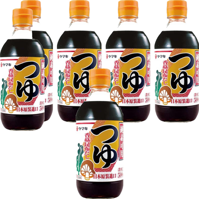 Yamaki 雅媽吉 香菇昆布2倍醬油 素, 500ml, 6瓶