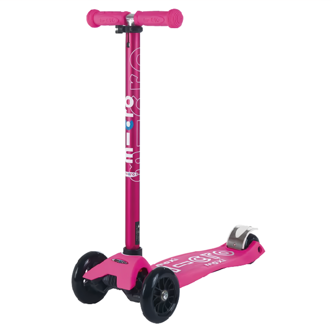 Micro Scooters Maxi Deluxe 滑板車 適用年齡5-12歲, 搖滾粉, 1個