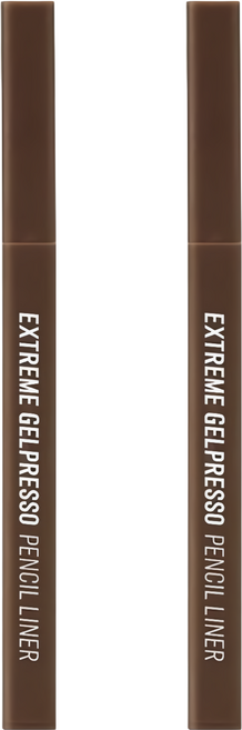 CLIO 珂莉奧 EXTREME 方管眼線膠筆 0.35g, 02深棕色, 2支