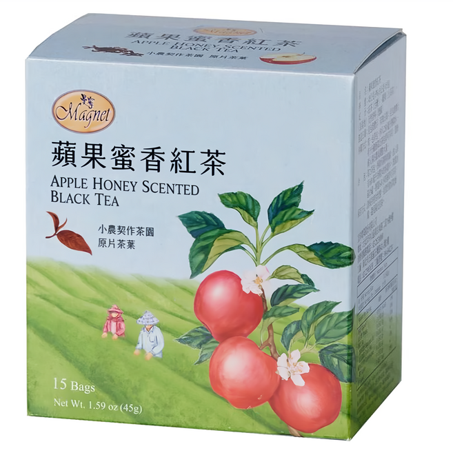 Magnet 曼寧 蘋果蜜香紅茶, 3g, 15包, 1盒