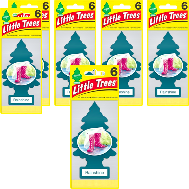 Little Trees 小樹香片 香氛卡, 雨過天晴, 7g, 6片