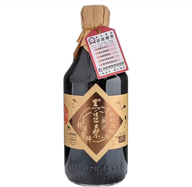 黑豆桑 天然極品全能缸底醬油, 550ml, 1瓶