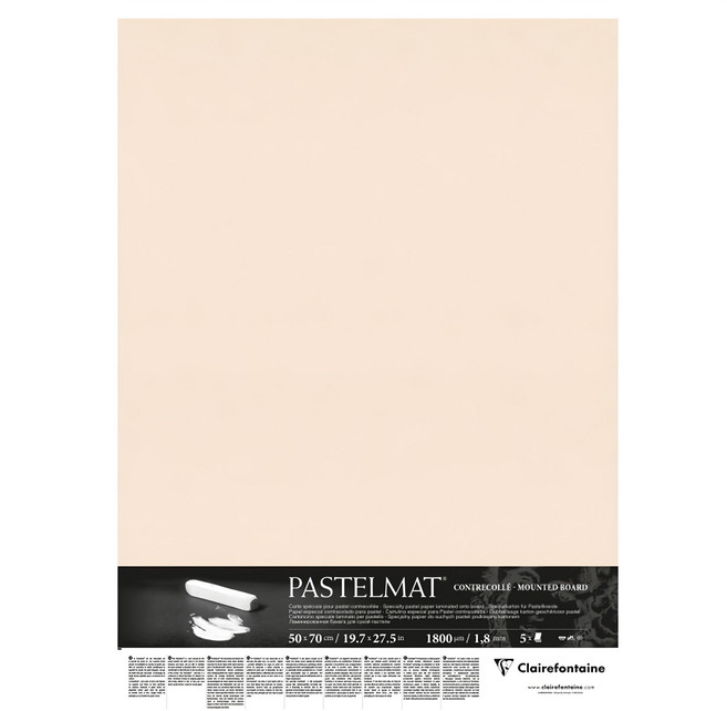Clairefontaine 粉彩專用紙版 袋裝 CF-496061 米棕BEIGE 1100g, 50 x 70cm, 5張