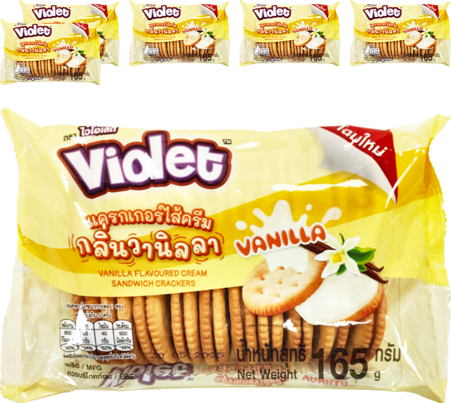 Violet VANILLA 香草三明治, 165g, 6包