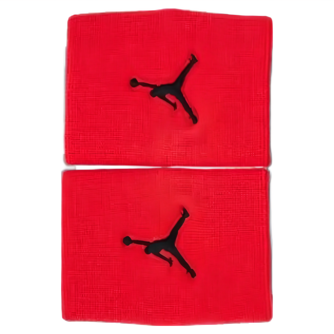 NIKE 耐吉 JORDAN 喬丹 DRI-FIT 單色腕帶 96% 尼龍, 紅色, 1組