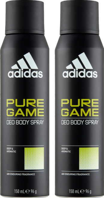 adidas 愛迪達 男用體香噴霧 極限挑戰, 150ml, 2瓶