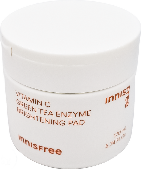 INNISFREE 台灣公司貨 維他命C淨亮棉片, 60片, 2罐