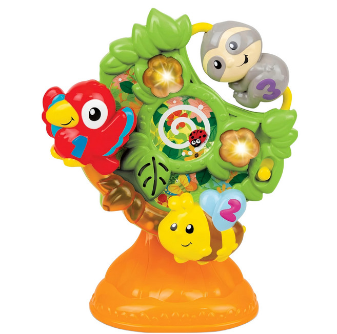 GOOGOOGAGA 叢林好朋友聲光轉轉樂, 1套, 多色