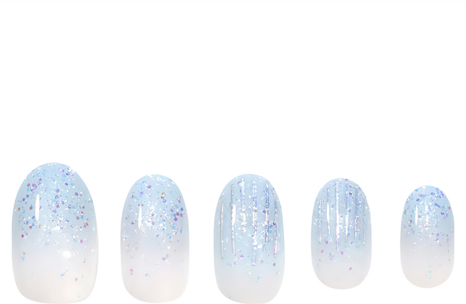 DASHING DIVA 台灣公司貨 F 時尚潮流美甲片, 1組, 耀眼海藍