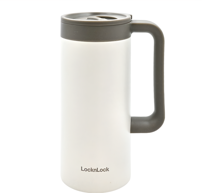LocknLock 樂扣樂扣 不鏽鋼馬克杯 LHC4247IVY, 象牙色, 1個