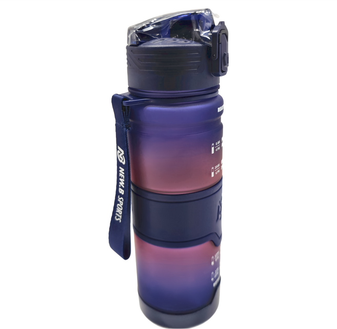 UPSTYLE 牛氣彩虹杯 UPKZ-TR9061, 幽藍, 500ml, 1個