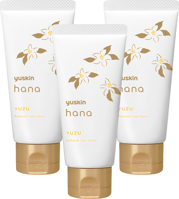 Yuskin 悠斯晶 花漾護手霜 高保濕, 柚子花, 50g, 3條