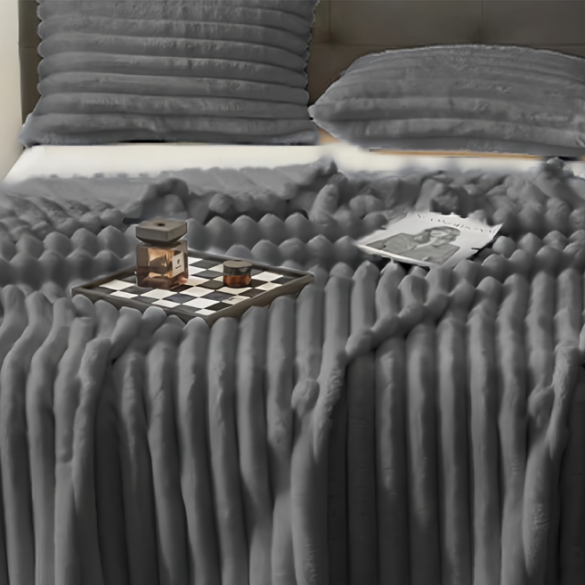 夢之語 3D立體兔毛雲朵毯