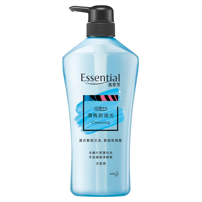Essential 逸萱秀 瞬效鎖水系列 清爽防油光洗髮精, 700ml, 1瓶